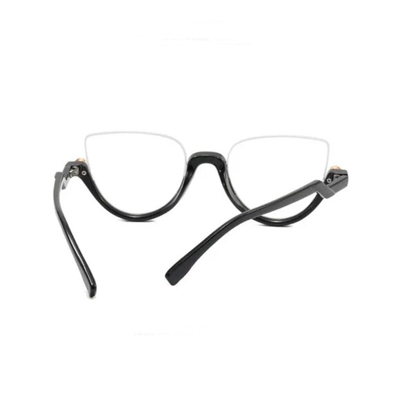 New Retro Anti Blue Light Cat Eye Glasses For Women With Diamond Fashion General - Picture 5 of 12